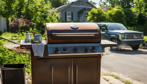 disposing of old gas grill